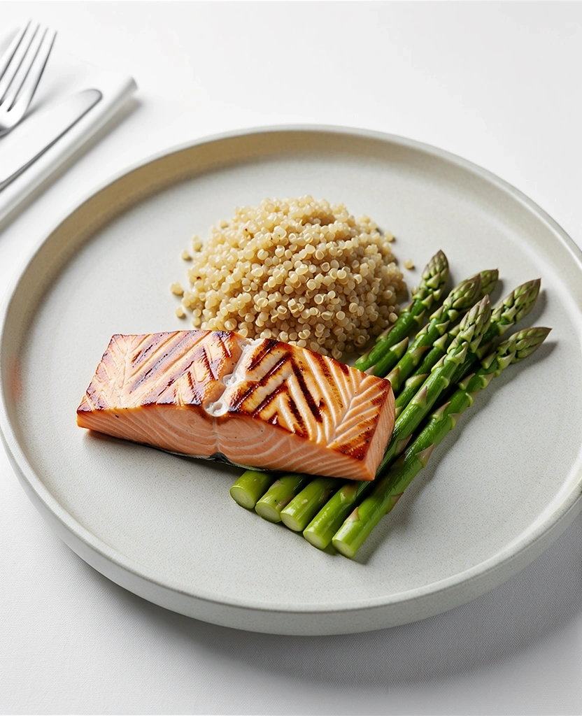 Balanced healthy meal delivery tray